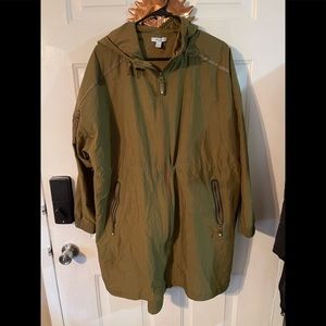 FLX Hooded Long Windbreaker Jacket